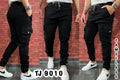 Pantalón caballero Camuflado negro con cordón